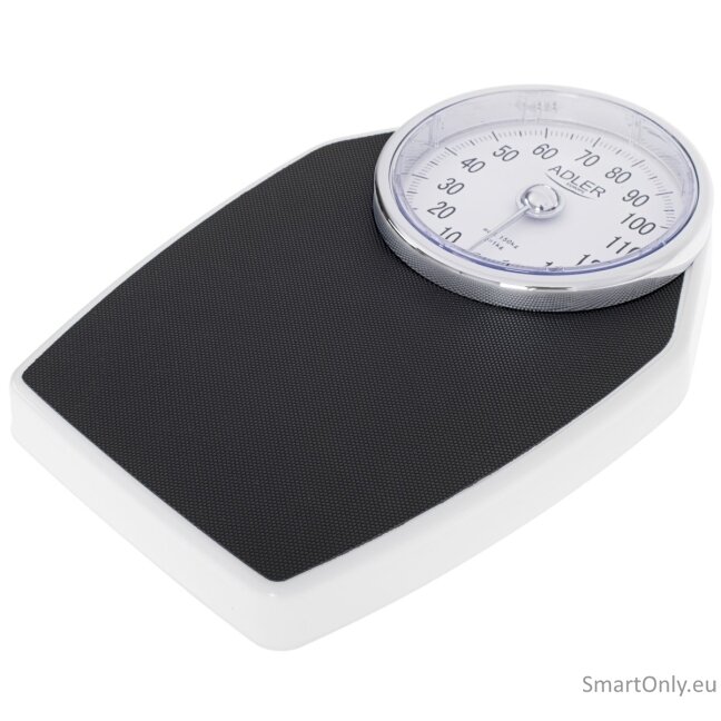 Adler Mechanical Bathroom Scale AD 8177 Maximum weight (capacity) 150 kg, Accuracy 1000 g, Black 1 Adler Mechanical Bathroom Scale AD 8177 Maximum weight (capacity) 150 kg, Accuracy 1000 g, Black 1