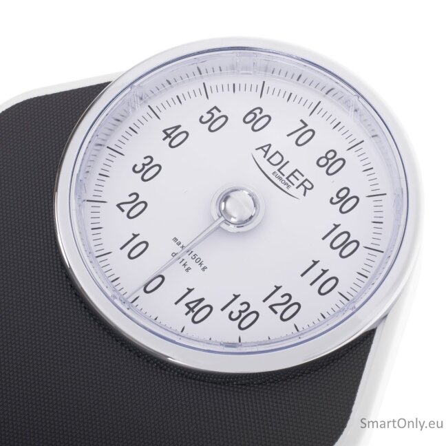 Adler Mechanical Bathroom Scale AD 8177 Maximum weight (capacity) 150 kg, Accuracy 1000 g, Black 2 Adler Mechanical Bathroom Scale AD 8177 Maximum weight (capacity) 150 kg, Accuracy 1000 g, Black 2