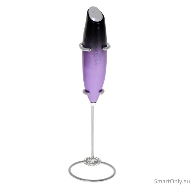 Adler | Milk frother with a stand | AD 4499 | Milk frother | Black/Purple Adler | Milk frother with a stand | AD 4499 | Milk frother | Black/Purple