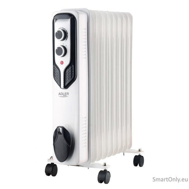 Adler | Oil-Filled Radiator | AD 7816 | Oil Filled Radiator | 2000 W | Number of power levels 3 | White Adler | Oil-Filled Radiator | AD 7816 | Oil Filled Radiator | 2000 W | Number of power levels 3 | White