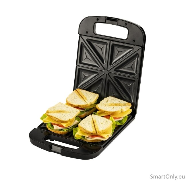 Adler | Sandwich Maker | AD 3055 | 1000 W | Number of plates 4 | Black 5 Adler | Sandwich Maker | AD 3055 | 1000 W | Number of plates 4 | Black 5