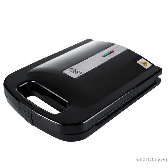 Adler | Sandwich Maker | AD 3055 | 1000 W | Number of plates 4 | Black Adler | Sandwich Maker | AD 3055 | 1000 W | Number of plates 4 | Black