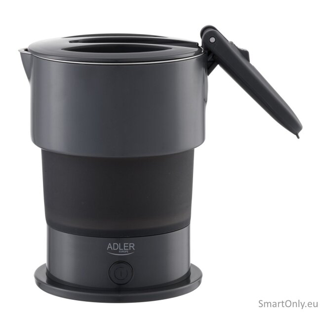 Adler Silicon Travel Kettle | AD 1377 | Travel Kettle | 600 W | 0.6 L | Silicon | Grey Adler Silicon Travel Kettle | AD 1377 | Travel Kettle | 600 W | 0.6 L | Silicon | Grey