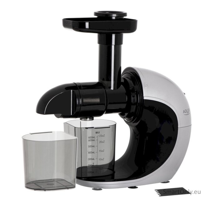 Adler Slow-speed juicer 3in1 - Meat mincer, Juicer, Vegetable grater AD 4131 Type Slow Juicer Stainless Steel 150 W Number of speeds 1 90-105 RPM 4 Adler Slow-speed juicer 3in1 - Meat mincer, Juicer, Vegetable grater AD 4131 Type Slow Juicer Stainless Steel 150 W Number of speeds 1 90-105 RPM 4
