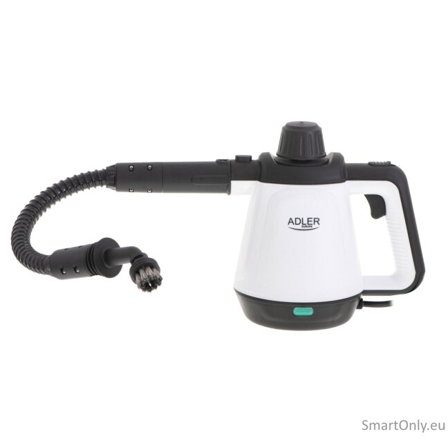 Adler Steam cleaner AD 7038 Power 1200 W, Steam pressure 3.5 bar, Water tank capacity 0.45 L, White/Black 4 Adler Steam cleaner AD 7038 Power 1200 W, Steam pressure 3.5 bar, Water tank capacity 0.45 L, White/Black 4