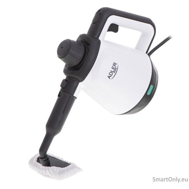 Adler Steam cleaner AD 7038 Power 1200 W, Steam pressure 3.5 bar, Water tank capacity 0.45 L, White/Black 5 Adler Steam cleaner AD 7038 Power 1200 W, Steam pressure 3.5 bar, Water tank capacity 0.45 L, White/Black 5