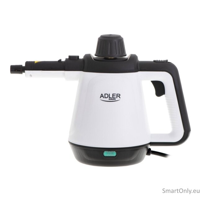 Adler Steam cleaner AD 7038 Power 1200 W, Steam pressure 3.5 bar, Water tank capacity 0.45 L, White/Black 8 Adler Steam cleaner AD 7038 Power 1200 W, Steam pressure 3.5 bar, Water tank capacity 0.45 L, White/Black 8