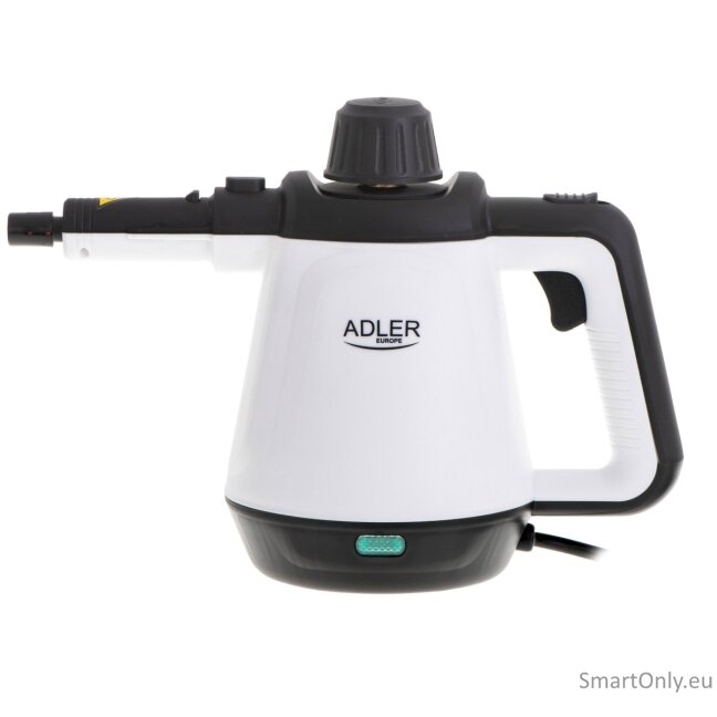 Adler Steam cleaner AD 7038 Power 1200 W, Steam pressure 3.5 bar, Water tank capacity 0.45 L, White/Black Adler Steam cleaner AD 7038 Power 1200 W, Steam pressure 3.5 bar, Water tank capacity 0.45 L, White/Black