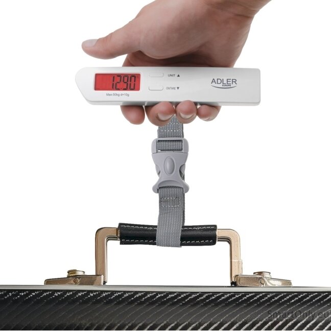 Adler | Travel Luggage Scale | AD 8191 | Maximum weight (capacity) 50 kg | Accuracy 10 g | Grey 4 Adler | Travel Luggage Scale | AD 8191 | Maximum weight (capacity) 50 kg | Accuracy 10 g | Grey 4