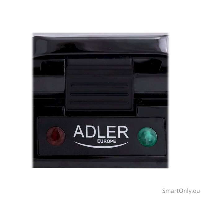 Adler Waffle maker AD 3036 1500 W Number of pastry 4 Belgium Black 7
