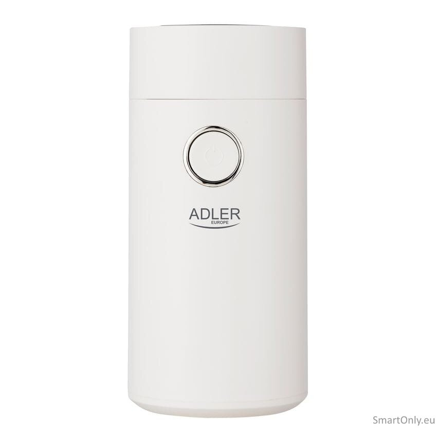 Adler | Coffee grinder | AD4446wg | 150 W | Coffee beans capacity 75 g | Lid safety switch | White 2