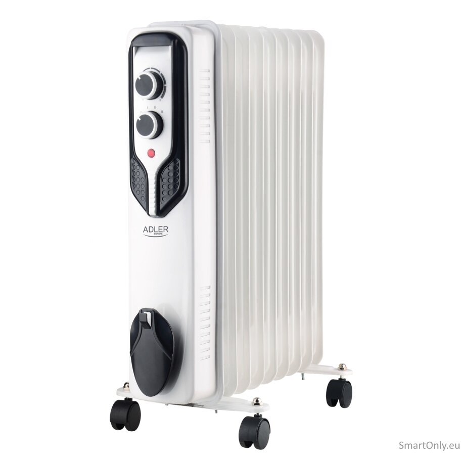 Adler | Oil-Filled Radiator | AD 7816 | Oil Filled Radiator | 2000 W | Number of power levels 3 | White Adler | Oil-Filled Radiator | AD 7816 | Oil Filled Radiator | 2000 W | Number of power levels 3 | White