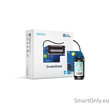 Aeotec SmokeShield Z Wave 800 Series for Ei Smoke & Heat Detectors Ei650W, Ei650iW, Ei630W and Ei630 Kit | AEOTEC Aeotec SmokeShield Z Wave 800 Series for Ei Smoke & Heat Detectors Ei650W, Ei650iW, Ei630W and Ei630 Kit | AEOTEC