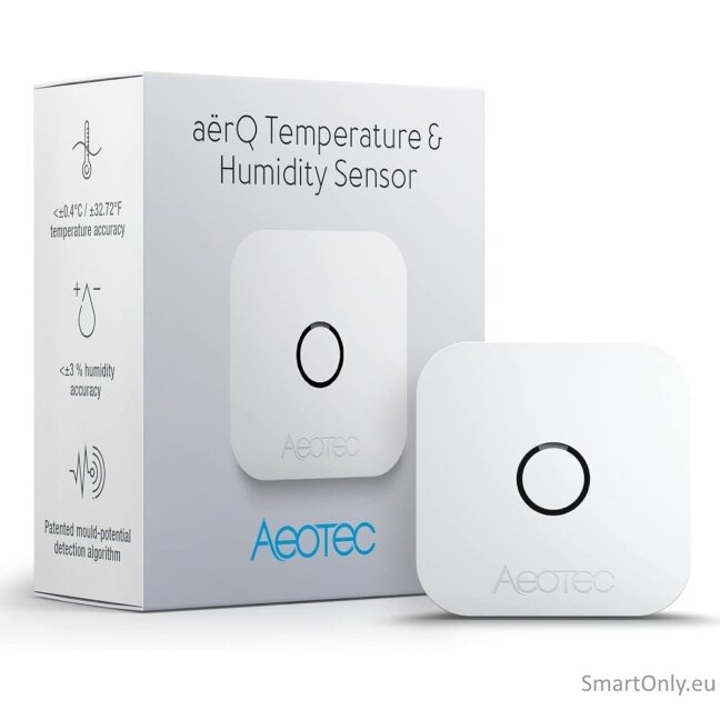 Aeotec aërQ Temperature & Humidity Sensor, Z-Wave Plus Aeotec aërQ Temperature & Humidity Sensor, Z-Wave Plus