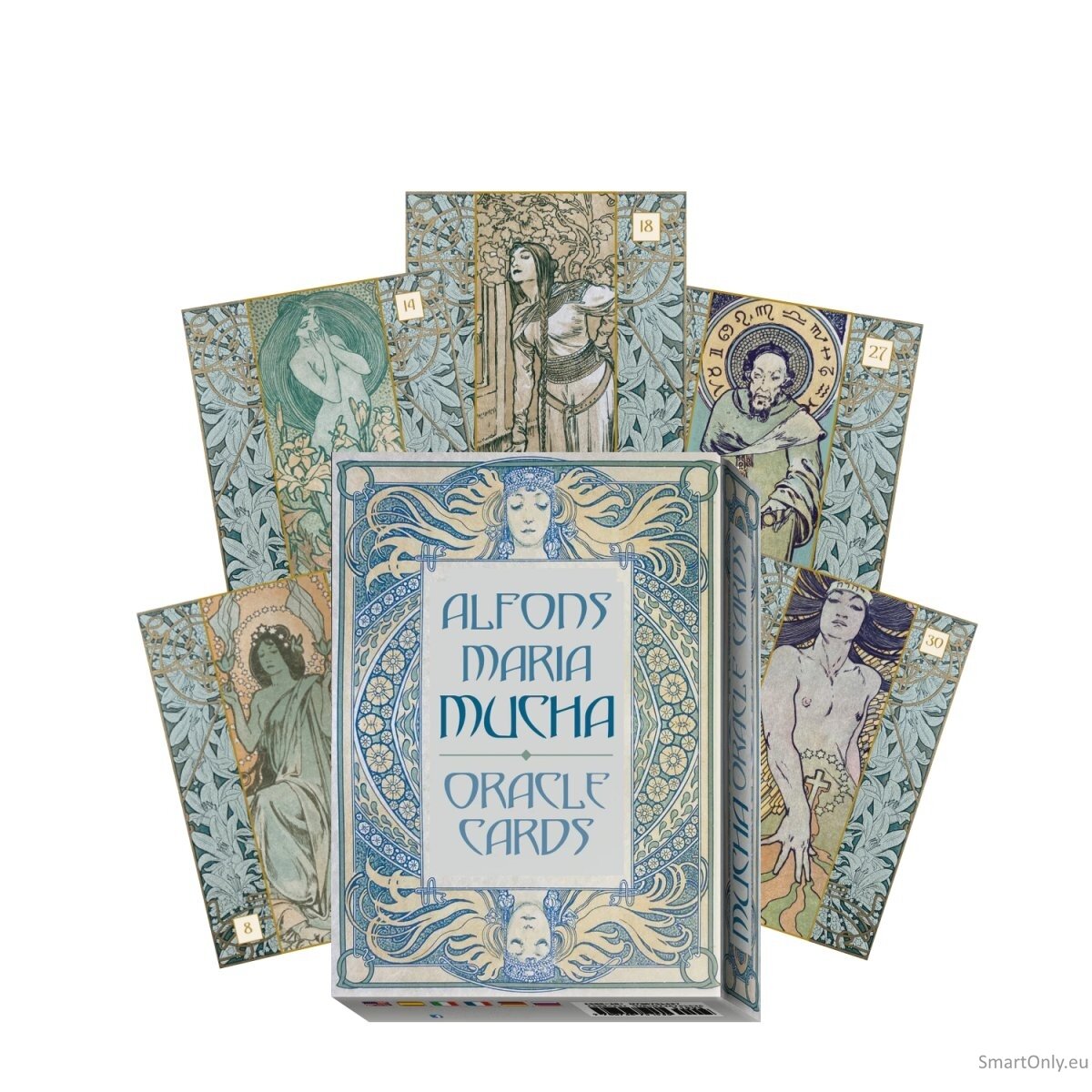 Alfons Maria Mucha Oracle kortos Lo Scarabeo Alfons Maria Mucha Oracle kortos Lo Scarabeo