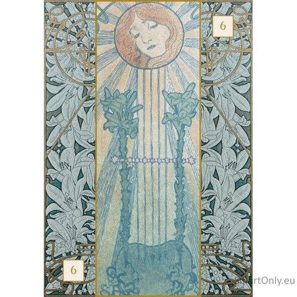 Alfons Maria Mucha Oracle kortos Lo Scarabeo 3 Alfons Maria Mucha Oracle kortos Lo Scarabeo 3