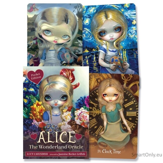 Alice: The Wonderland Kišeninės Orakulo kortos Blue Angel 10 Alice: The Wonderland Kišeninės Orakulo kortos Blue Angel 10