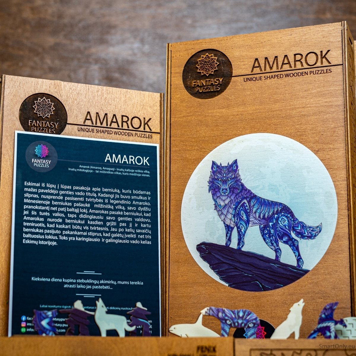 Amarok Dėlionė Iš Medžio L Dydis (270 detalių) Fantasy Puzzles 9
