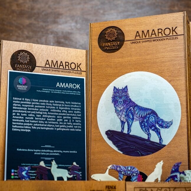 Amarok Dėlionė Iš Medžio XL Dydis (600 detalių) Fantasy Puzzles 9 Amarok Dėlionė Iš Medžio XL Dydis (600 detalių) Fantasy Puzzles 9
