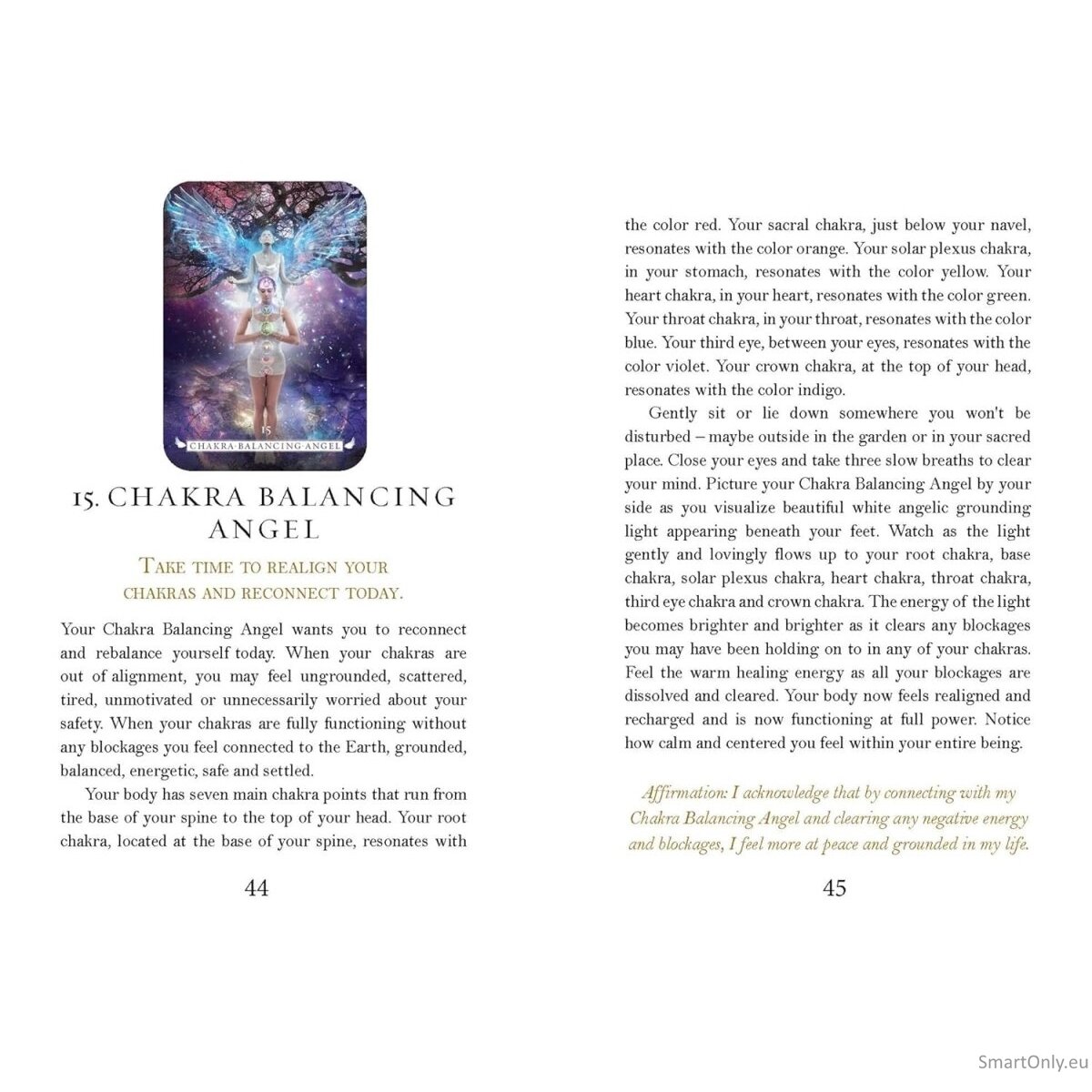 Angel orakulo kortos Rockpool Publishing 6