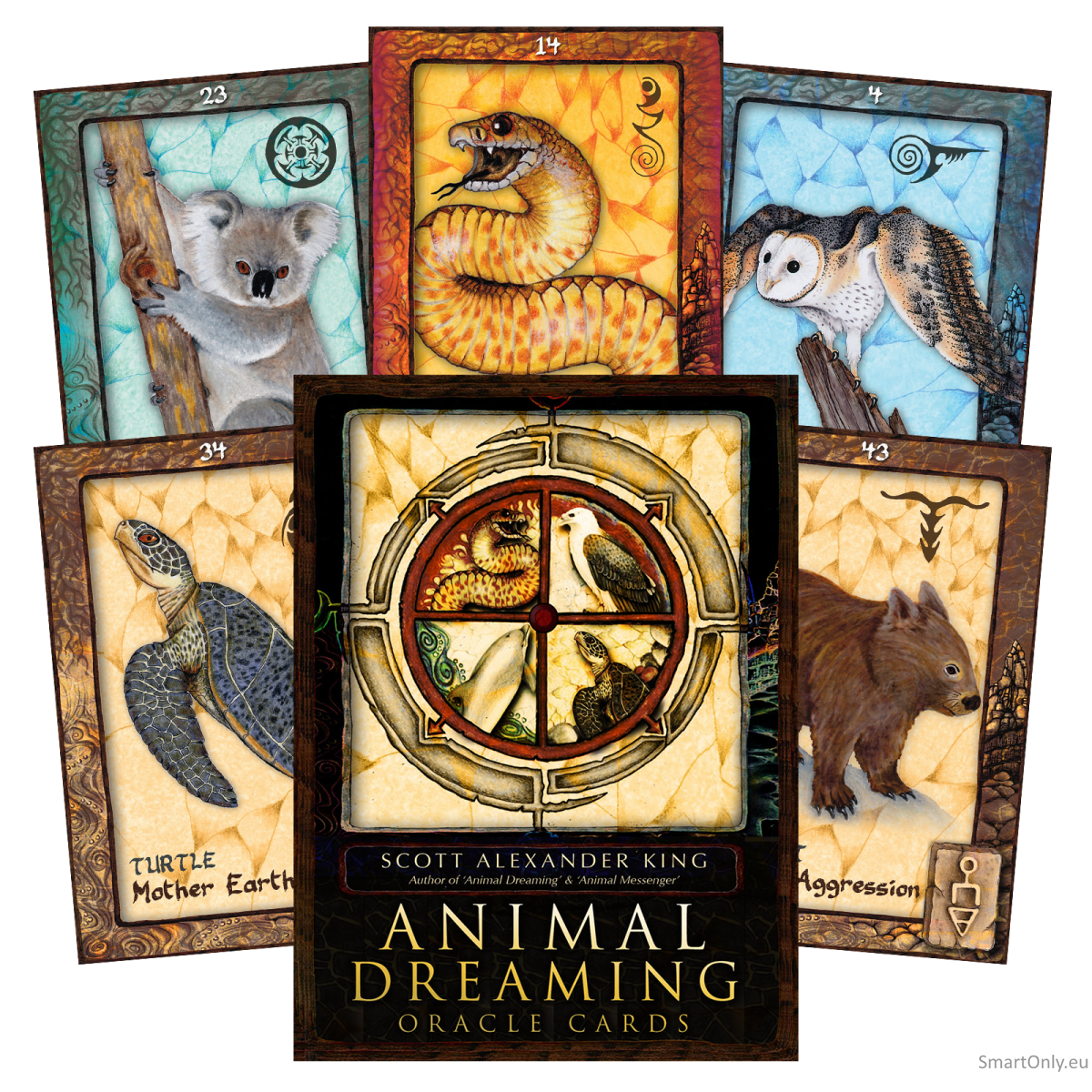 Animal Dreaming Oracle kortos Blue Angel Animal Dreaming Oracle kortos Blue Angel