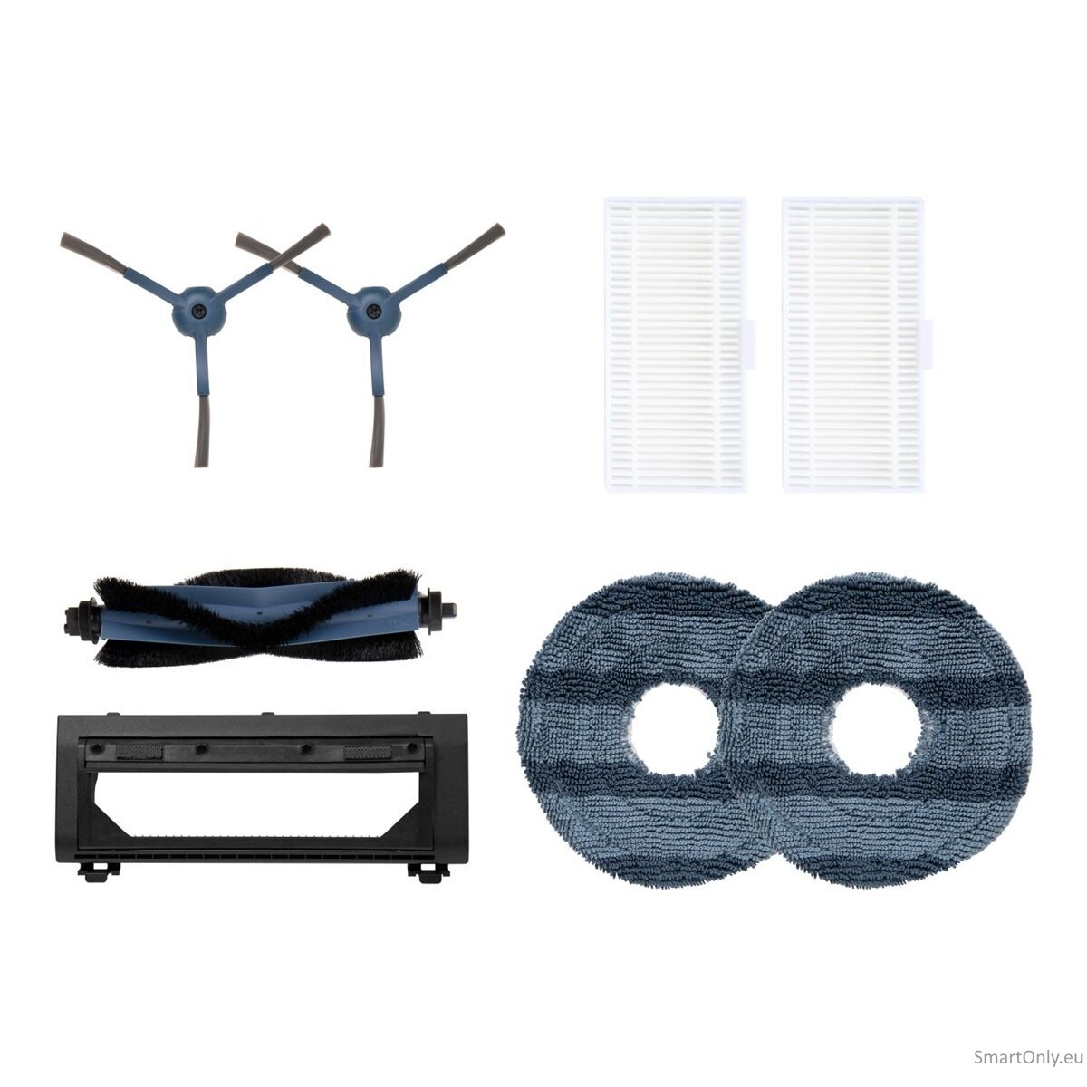 Anker Eufy | Replacement Parts Kit for Eufy C20 Omni Robot Vacuum, Roller Brush with Bristles and Rubber, Brush Guard, 2 Side Brushes, Washable Filter, and 2 Mop Cloths 1 Anker Eufy | Replacement Parts Kit for Eufy C20 Omni Robot Vacuum, Roller Brush with Bristles and Rubber, Brush Guard, 2 Side Brushes, Washable Filter, and 2 Mop Cloths 1