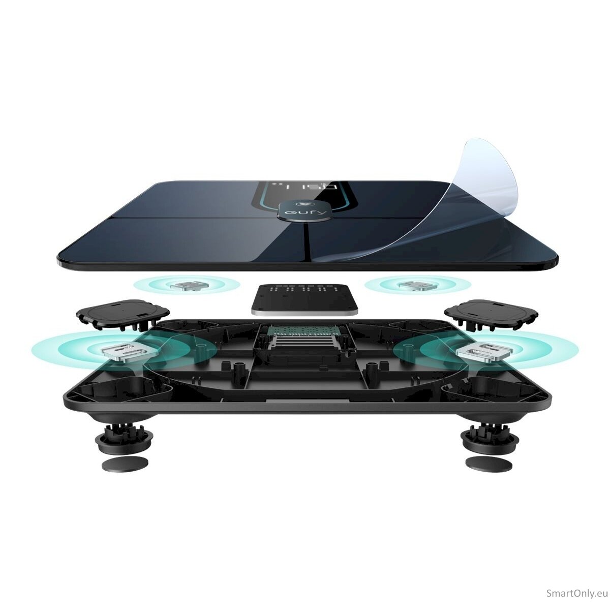 Anker Eufy Smart Scale P2 Pro, Black | Anker Eufy 1 Anker Eufy Smart Scale P2 Pro, Black | Anker Eufy 1