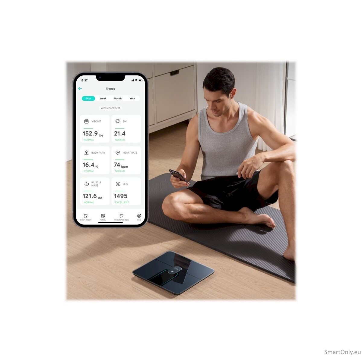 Anker Eufy Smart Scale P2 Pro, Black | Anker Eufy 8 Anker Eufy Smart Scale P2 Pro, Black | Anker Eufy 8