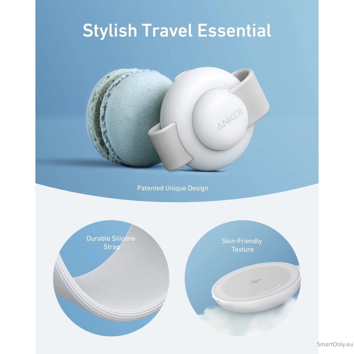 Anker MagGo Wireless Charging Station (3-in-1, Foldable Pad), White 2 Anker MagGo Wireless Charging Station (3-in-1, Foldable Pad), White 2