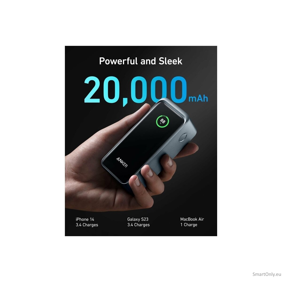 Anker Soundcore Power Bank, 200 W | Prime | 20000 mAh | Black 2