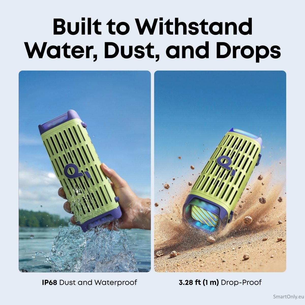 Anker Soundcore Speaker | Boom 3i | 50 W | Waterproof | Bluetooth | Green | Portable | Wireless connection 6