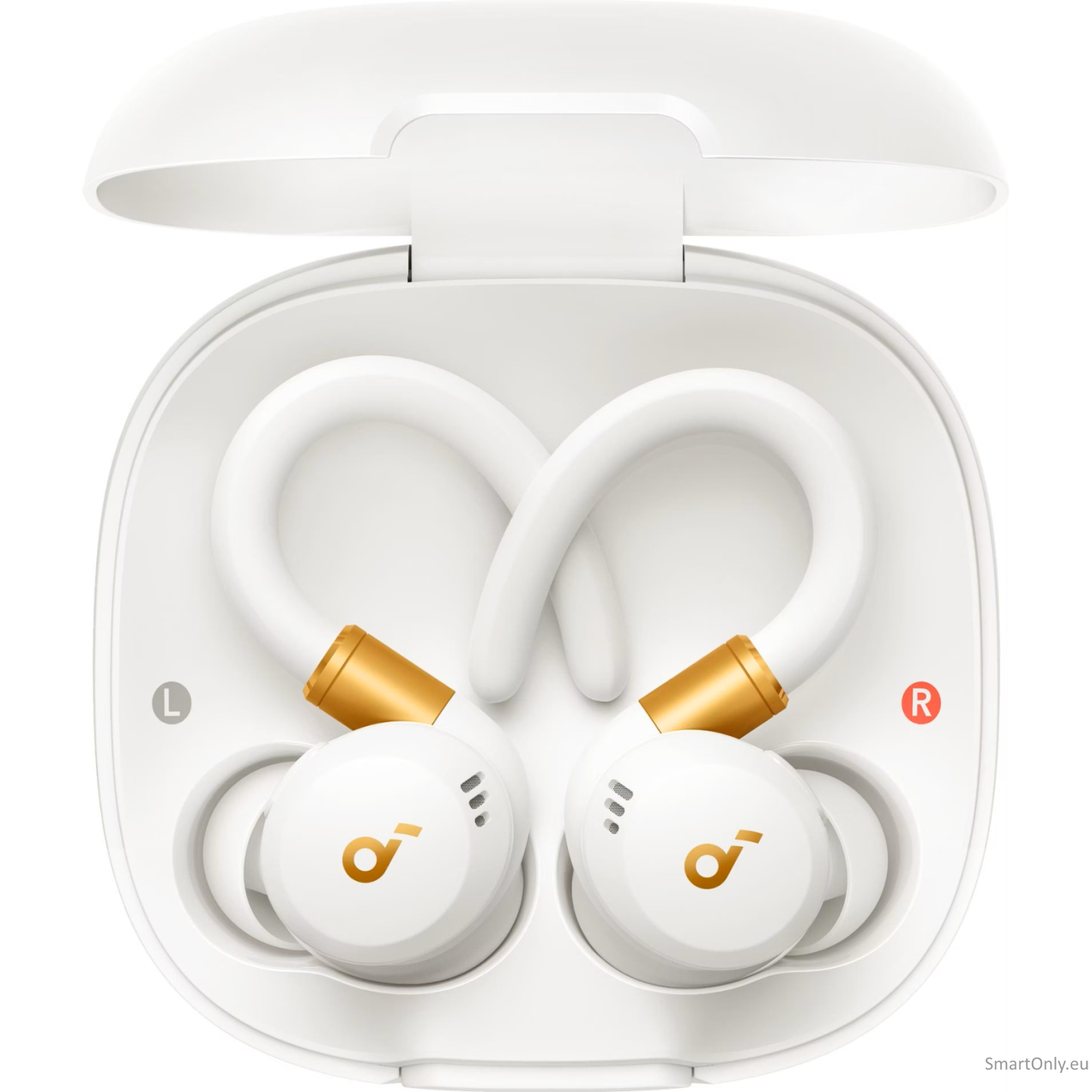 Anker Soundcore | Earbuds with Hook | Sport X20 | Bluetooth | ANC | White/Gold 7