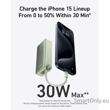 Anker 545 Nano Power Bank 10000mAh, PD 30W, Green | Anker