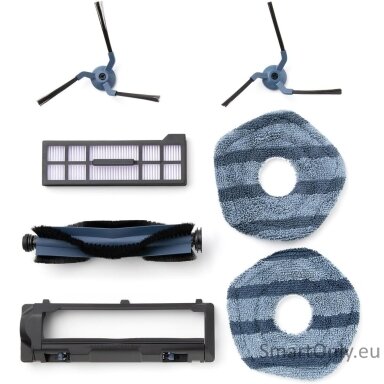 Anker Eufy | Replacement Parts Kit for Eufy C20 Omni Robot Vacuum, Roller Brush with Bristles and Rubber, Brush Guard, 2 Side Brushes, Washable Filter, and 2 Mop Cloths