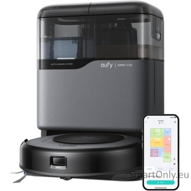 Anker Eufy | Robot Vacuum Cleaner with All-in-One Station | Omni C20 | Wet&Dry | 7000 Pa | Gray Anker Eufy | Robot Vacuum Cleaner with All-in-One Station | Omni C20 | Wet&Dry | 7000 Pa | Gray