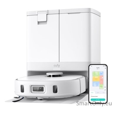 Anker Eufy | Robot Vacuum Cleaner | X10 Pro Omni | Wet&Dry | 5200 mAh | Dust capacity 2.5 L | 8000 Pa | White Anker Eufy | Robot Vacuum Cleaner | X10 Pro Omni | Wet&Dry | 5200 mAh | Dust capacity 2.5 L | 8000 Pa | White