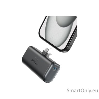 Anker Nano Power Bank Built-In with USB-C Connector | A1653H11 | 5000 mAh | Black