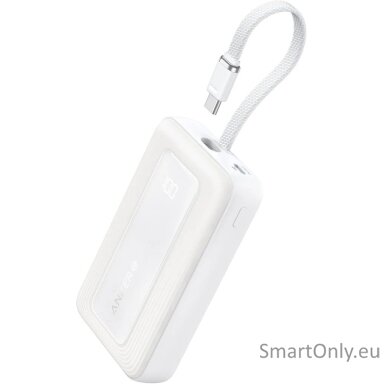 Anker Power Bank, Built-In USB-C Cable, 30W | A1688H21 | 10000 mAh | White Anker Power Bank, Built-In USB-C Cable, 30W | A1688H21 | 10000 mAh | White