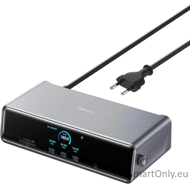 Anker Prime Charging Docking Station 140W, Gray Anker Prime Charging Docking Station 140W, Gray