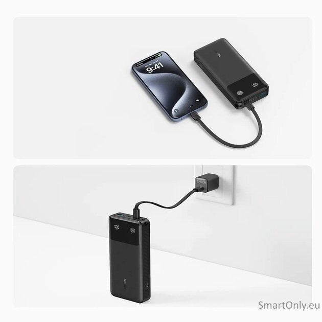 Anker Soundcore Power Bank, B2B - Europe (excluded UK plug), 30 W | A1384G11 | 20000 mAh | Black 3 Anker Soundcore Power Bank, B2B - Europe (excluded UK plug), 30 W | A1384G11 | 20000 mAh | Black 3