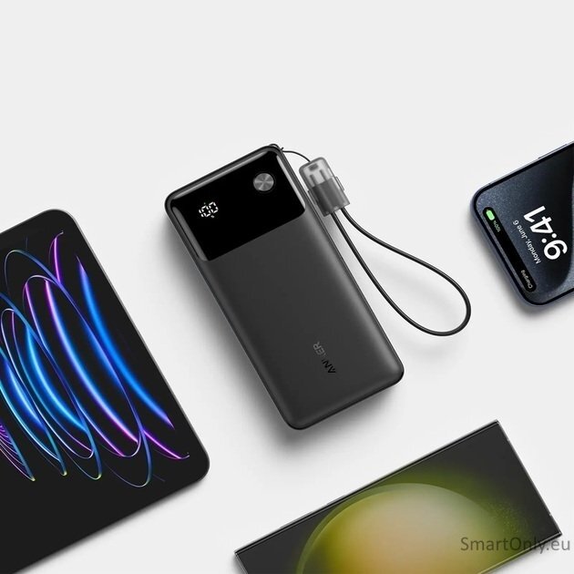 Anker Soundcore Power Bank, B2B - Europe (excluded UK plug), 30 W | A1384G11 | 20000 mAh | Black 4