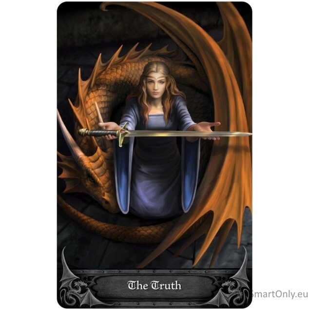 Anne Stokes Gothic Oracle Kortų ir knygos rinkinys US Games Systems 9 Anne Stokes Gothic Oracle Kortų ir knygos rinkinys US Games Systems 9