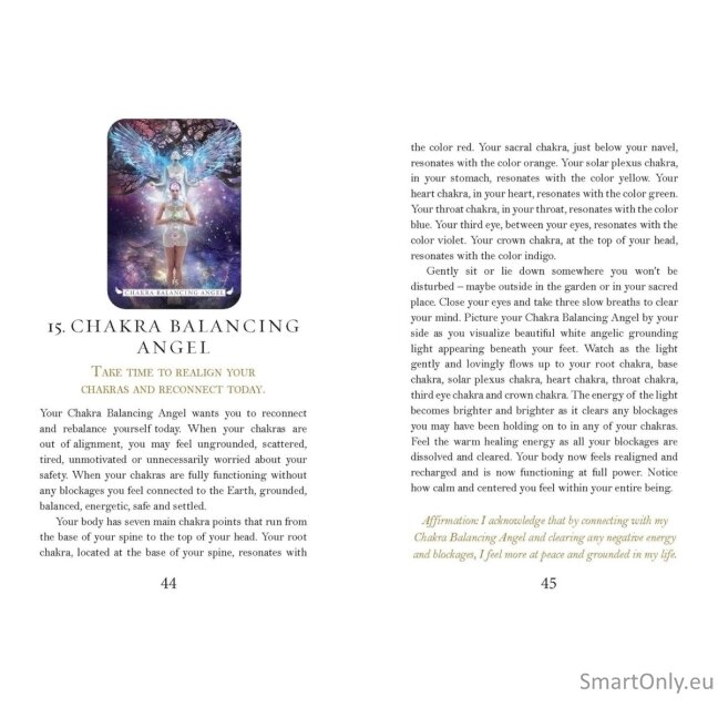 Angel orakulo kortos Rockpool Publishing 6