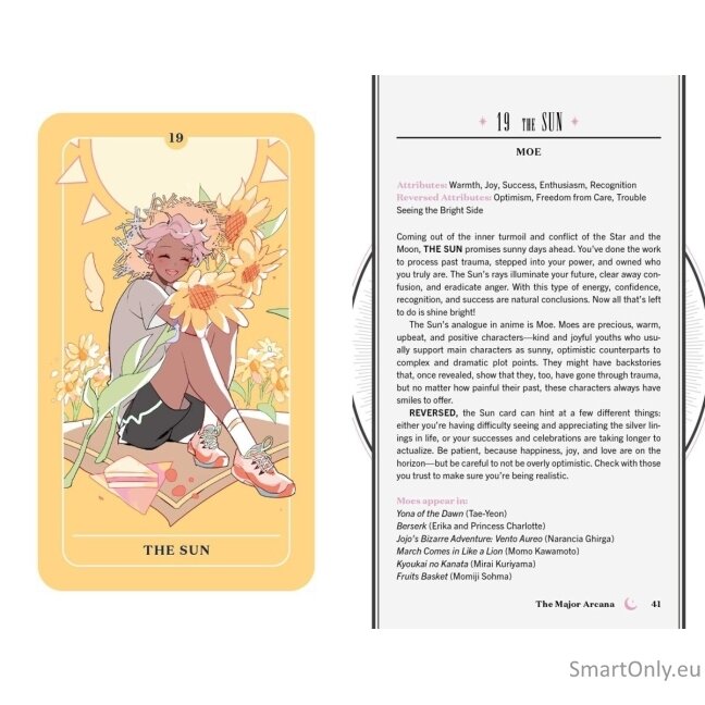 Anime Tarot kortos Simon Element 4