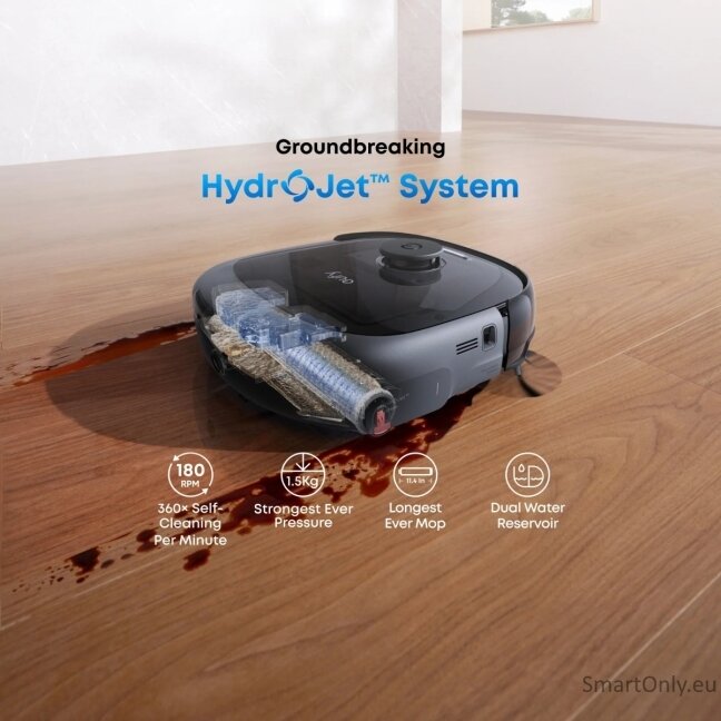Anker Eufy Robot Vacuum Cleaner | Omni E25 | Wet&Dry | Operating time (max) 180 min | Dust capacity 3 L | 20000 Pa | Black 6 Anker Eufy Robot Vacuum Cleaner | Omni E25 | Wet&Dry | Operating time (max) 180 min | Dust capacity 3 L | 20000 Pa | Black 6