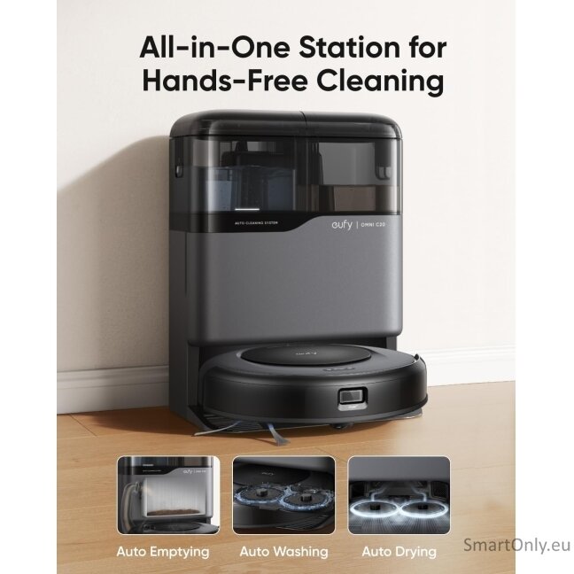 Anker Eufy | Robot Vacuum Cleaner with All-in-One Station | Omni C20 | Wet&Dry | 7000 Pa | Gray 1