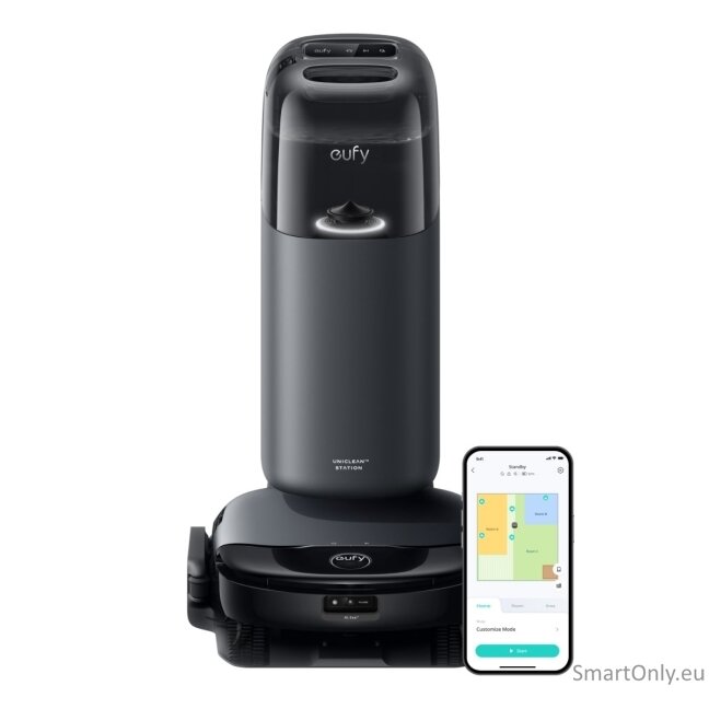 Anker Eufy | Robot Vacuum Cleaner with All-in-One Station | Omni S1 | Wet&Dry | Operating time (max) 216 min | 4600 mAh | 8000 Pa | Gray 1 Anker Eufy | Robot Vacuum Cleaner with All-in-One Station | Omni S1 | Wet&Dry | Operating time (max) 216 min | 4600 mAh | 8000 Pa | Gray 1