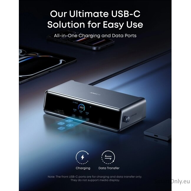 Anker Prime Charging Docking Station 140W, Gray 6 Anker Prime Charging Docking Station 140W, Gray 6