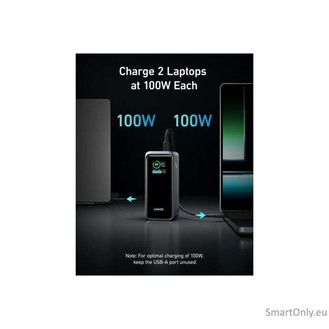 Anker Soundcore Power Bank, 200 W | Prime | 20000 mAh | Black 3 Anker Soundcore Power Bank, 200 W | Prime | 20000 mAh | Black 3