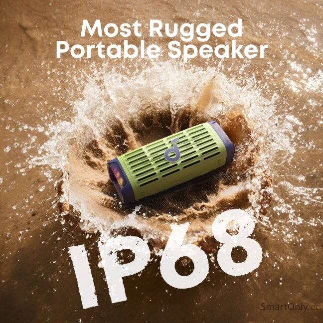 Anker Soundcore Speaker | Boom 3i | 50 W | Waterproof | Bluetooth | Green | Portable | Wireless connection 7 Anker Soundcore Speaker | Boom 3i | 50 W | Waterproof | Bluetooth | Green | Portable | Wireless connection 7